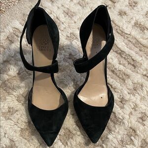 Vince Camuto Black Suede Heels
